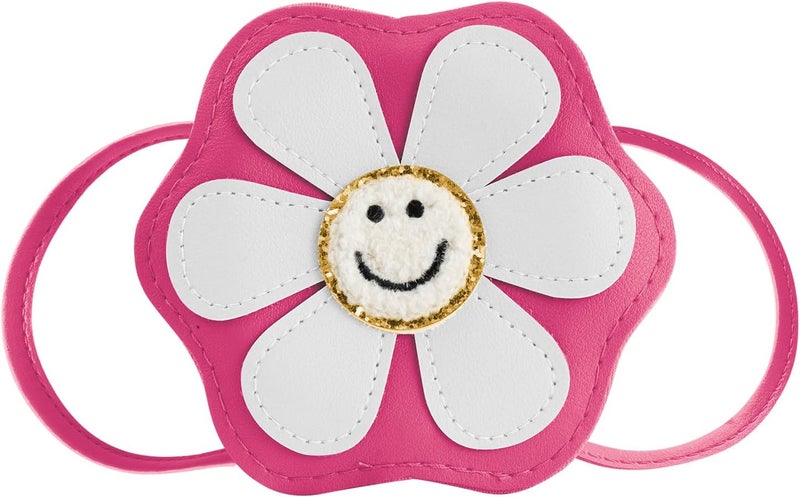 Easozoom Daisy Flower Tiny Small Purse Crossbody Shoulder Bag for Toddler Teen Girls 2 3 4 5 6 7 8 Year Old Kids Baby Gift - Image 1